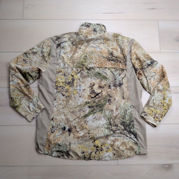 Cabela's Shirt Mens XL Camo Zonz Western Long Sleeve Hunting Zip Pocket - Picture 6 of 11